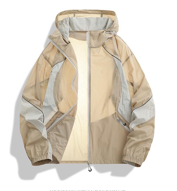 Ladies' Pure-color Sunscreen Clothing, Light And Thin, Trendy And Fashionable, Summer All-match Hooded Jacket