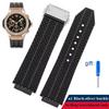 Silicone Watch Band for HUBLOT Hengbao HB Yubo Classic Fusion Big Bang Waterproof Rubber Watch Band Convex Mouth 26 * 19mm