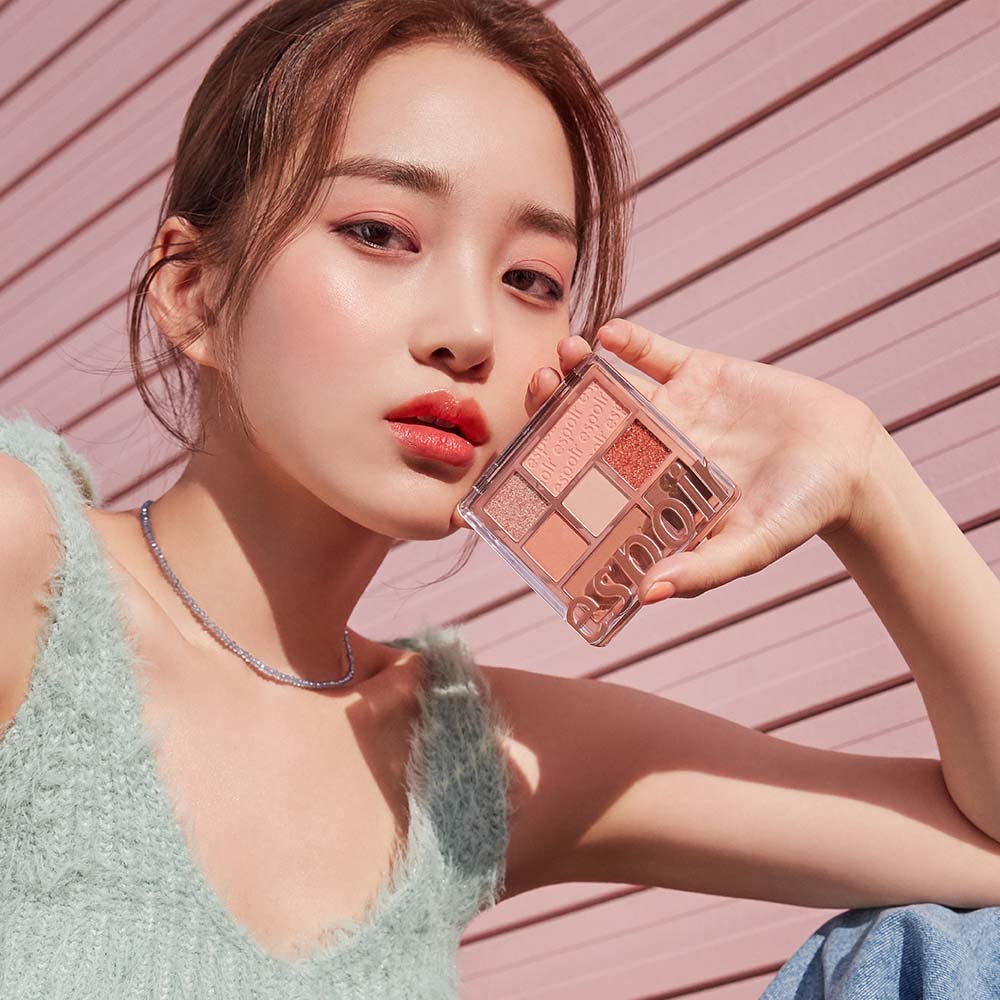 ESPOIR Real Eye Palette Eyeshadow REAL EYE PALETTE Korean Cosmetics ESPOIR Official 5 Apricot (No. Me) [Product]