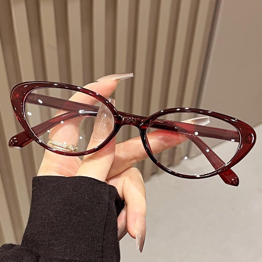 Small Cat Eye Eyewear Transparent Computer Glasses Frame Women Men Anti Blue Light Blocking Glasses Optical Spectacle Eyeglass