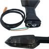Motorcycle Turn Signals - Amber Light,12V, Halogen Indicator Light Waterproof Smoke Lens Fits KAWASAKI NINJA 300 400 650 1000 ZX6R ZX10R ZX10RR