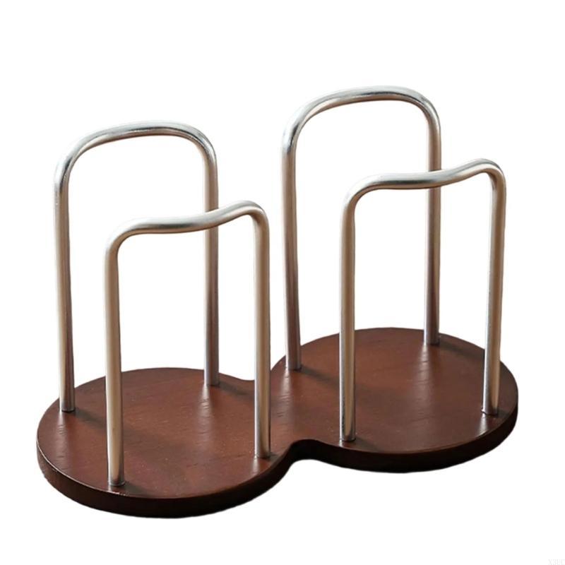 Space Maximizing Cup Stand Coffee Mug Display Rack for Kitchens Offices and Dormitories Easy Assembly Shelf X3UC