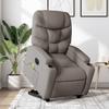 Vidaxl Lift-Up Massage Chair, Electric, Reclining, Color Taupe