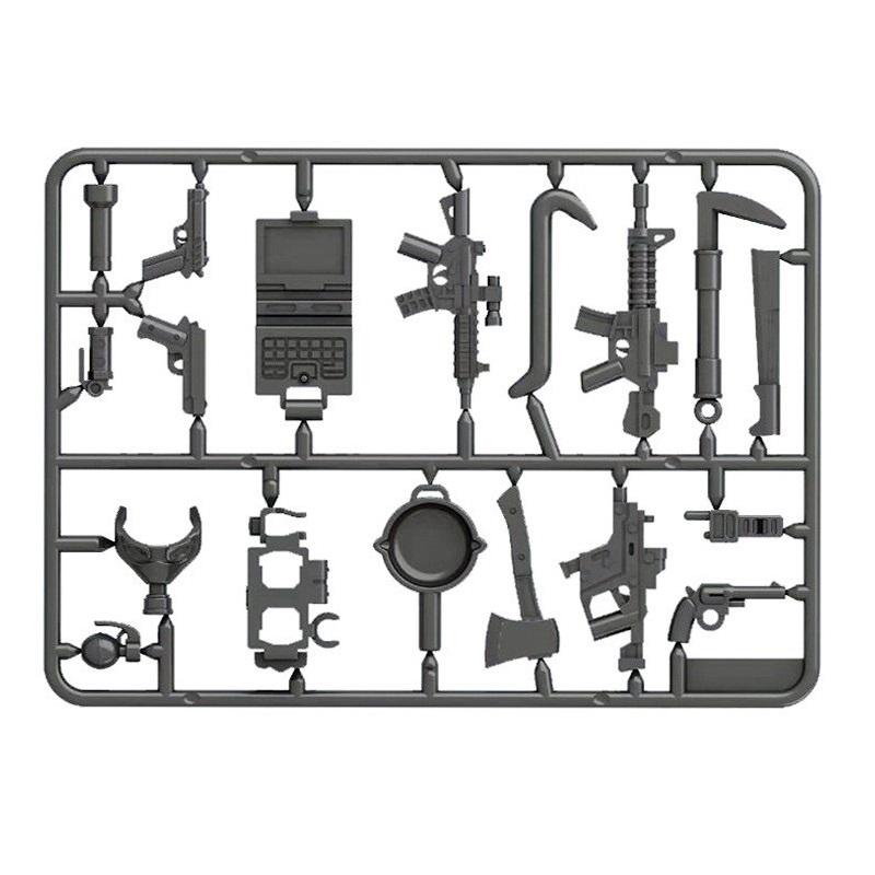 Mini Action Figures Military Weapons Pack MOC SWAT Unique Forces Soldier Guns Contemporary Police City Army Constructing Block Bricks Toy