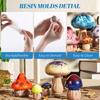 3D Mushroom Silicone Mold Mushroom Resin Mold Mushroom Epoxy Resin Casting Mold for DIY Soap Home Decors Scented Candle