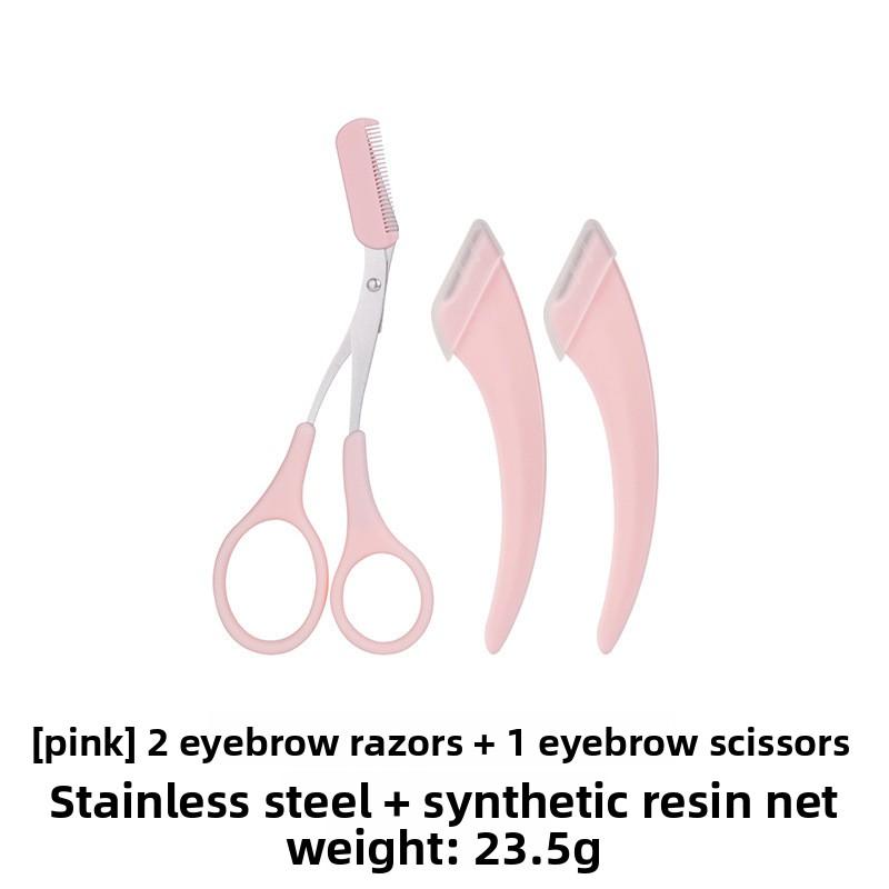 Eyebrow Trimmer, Stainless Steel Eyebrow Scissors With Comb, Eyebrow Trimming Scissors Hair Removal Beauty Tools