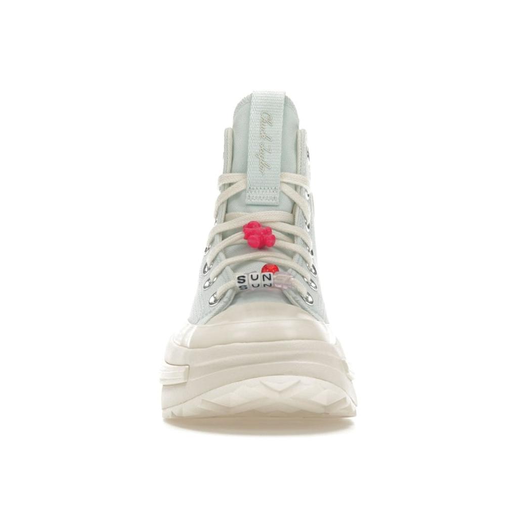 Converse Run Star Legacy CX Platform High DIY Perlen Damen Sneaker Blau Aqua-Mist Egret A06094C