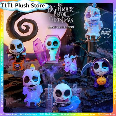 2025 Hot Toys The Nightmare Before Christmas V3 Κουτί Έκπληξης Φιγούρες Jack Sally Cosbi Συλλεκτικό Φιγουρίνι Κούκλα Halloween Παιδικό Δώρο
