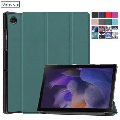 Coque intelligente à rabat en cuir, étui antichoc pour Samsung Tab A8 10.5 2021 SM-X200 SM-X205 Tab A7 Lite 10.4 SM-T500 SM-T220