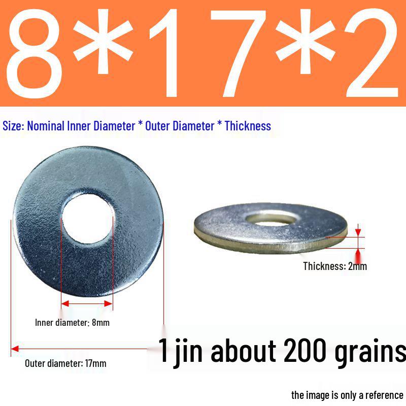 Galvanized Oversized Metal Washers M3-M60