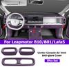 For Leapmotor B10 B01 Lafa5 3PCS Car Center Console Air Vent Dashboard Protective Cover Outlet Sticker Car Interior Accessories