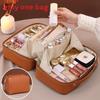 Urban Minimalist Makeup Bag With Waterproof Pu Material For Travel And Daily Use