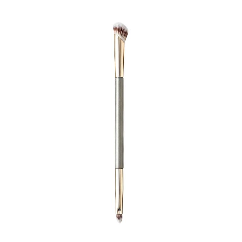 Pincel de Contorno de Doble Punta - Pincel de Maquillaje Suave Para Sombra de Ojos, Contorno de Nariz, Esculpir el Rostro, Adecuado Para Principiantes