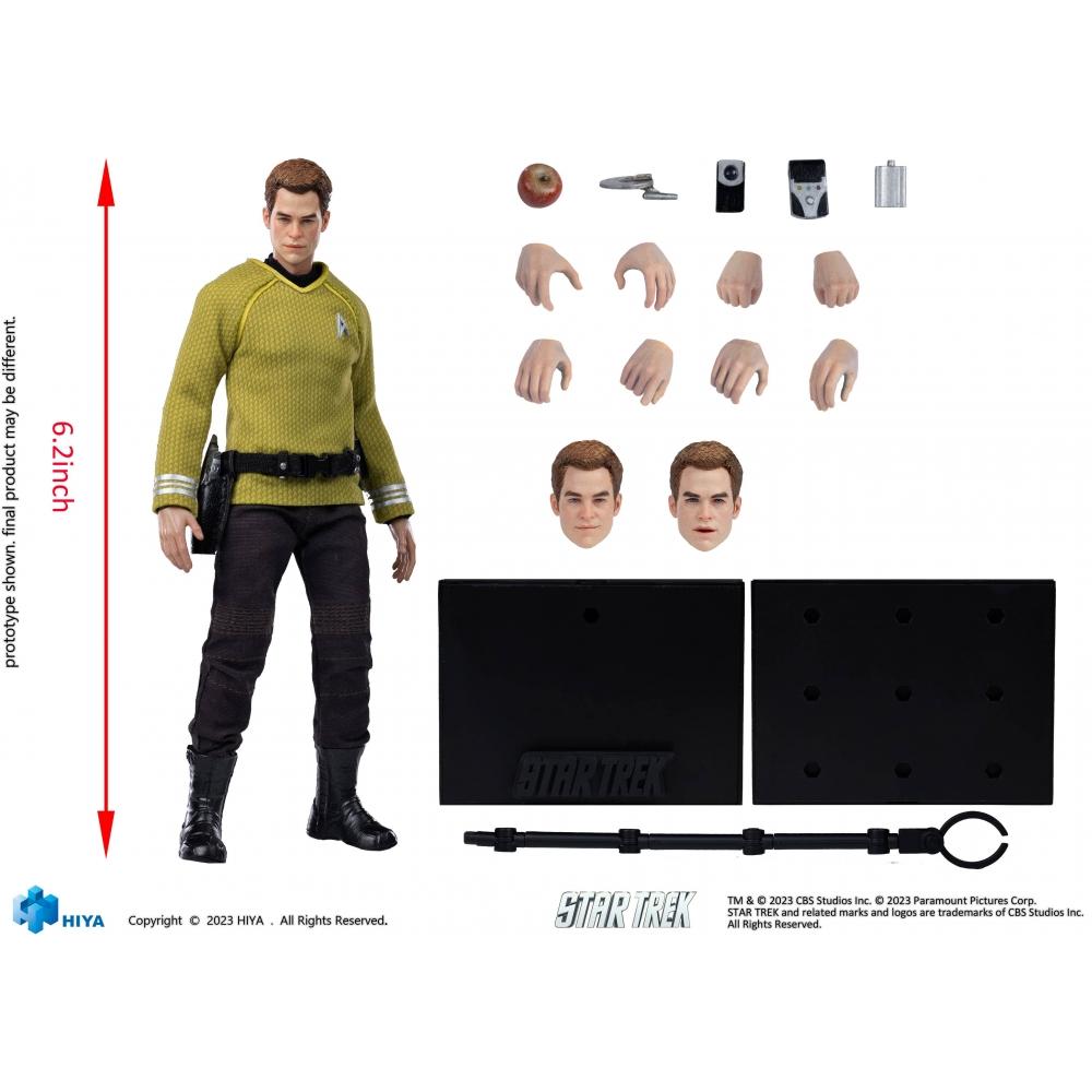 Hiya Toys Star Trek Kirk Action Figure 1 12