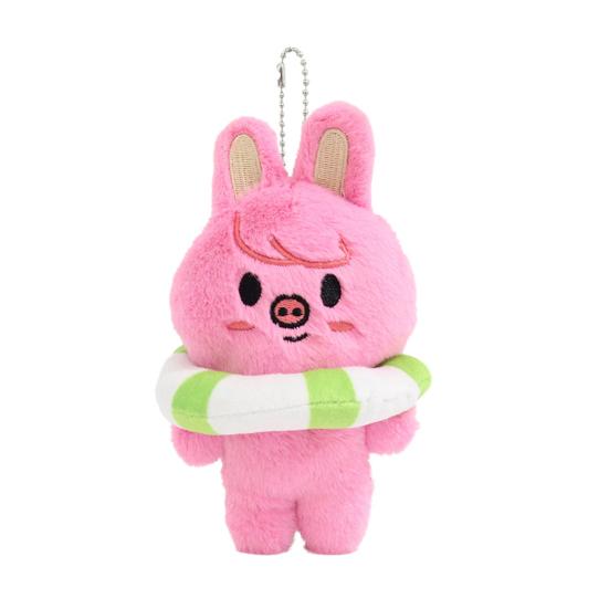 

Keychain Plush Pendant Anime Stuffed Figure Wearing Swim Ring Throw Pillows Keychain Pendant Room B