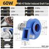 YN547 Industrial High-Temperature Dust Removal Fan - 220V, Large Power, Centrifugal, Ideal for Boiler Chimneys