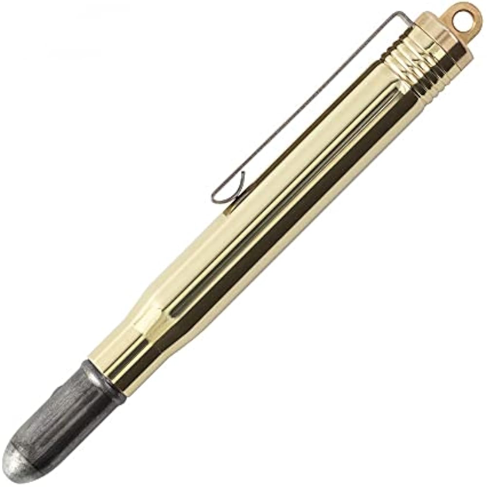DESIGNPHIL (MIDORI) Travelers Company TRC Brass Ballpoint Pen, Solid Brass, Limited Edition, with...