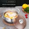 Lilang 304 Stainless Steel Double-Handle Thickened Soup Pot