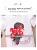 Girls' Summer Two-Piece Set: Short Sleeve Top & Shorts, Casual Sport Style, Lightweight and Printed for Kids and Babies.