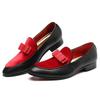Schleife Wildleder Anzugschuhe Herren Bankett Business Formell 2024 Party Hochzeitsschuhe für Mann Bräutigamschuhe Lässige Loafer