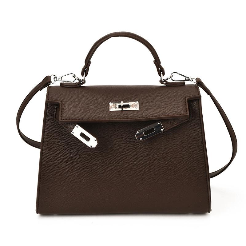 Classic Pu Shoulder Bag For Women With Tophandle Design And Secure Lock For Work And Casual