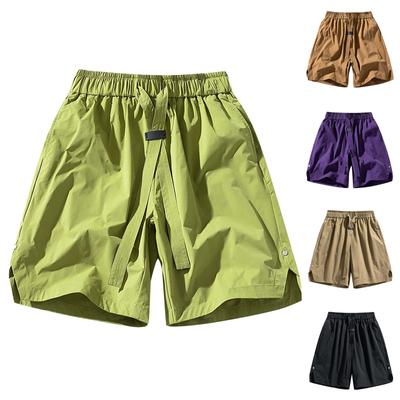 Sommer-Shorts für Herren mit digitalem Camouflage-Druck, flexible, elastische, verkürzte Sport-Shorts