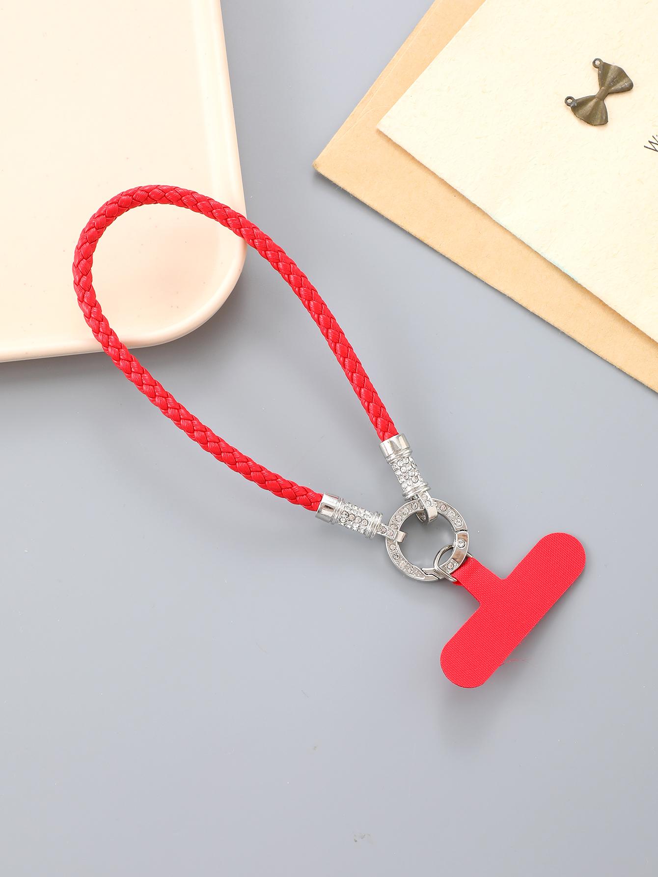 Creative New PU Leather Rope Mobile Phone Hanging Rope Neck Hanging Rope Hand Rope Mobile Phone Chain Hanging Decoration Faux leather