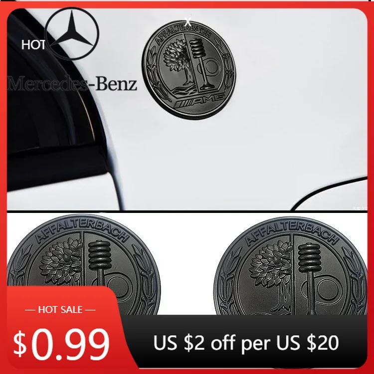 Karšta automobilio lipdukas Naujas 3D metalinis automobilio AMG ženklelis Obuolio medis Kėbulo bagažinės dekoravimo lipdukas Priedas Mercedes Benz A B C E G klasei