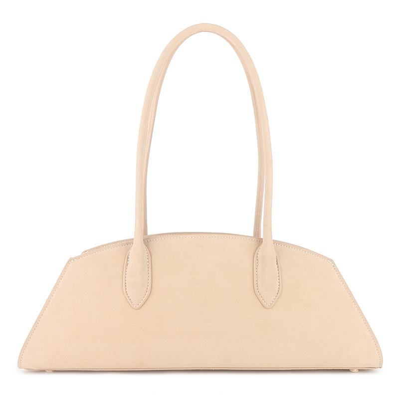 Bolso tipo baguette Ruel piel retro francés bolso salchicha Otoño e invierno bolso de axila ante Bolso tote de hombro