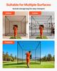 Golf Batting Cage, 3050 X 3050 X 3050mm Golf Cage, Driving Hitting Cages with 3-Ply Knotless Polyester, Golfs Target & 9-Hole Baseball Target, Golfs