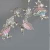 6Pcs New Zircon Nail Art Rhinestones 3D Double Layer Thin Wing Butterfly Nail Charms Decor Gems Nail Beauty