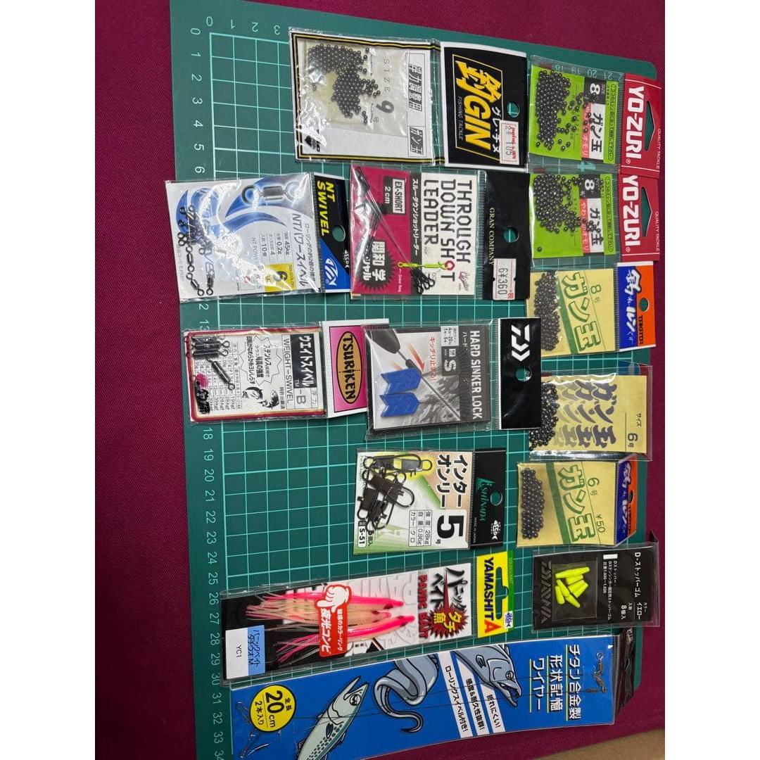 Used Fishing accessories bulk sale Gundama swivel leader device Daiwa Yamashita and others