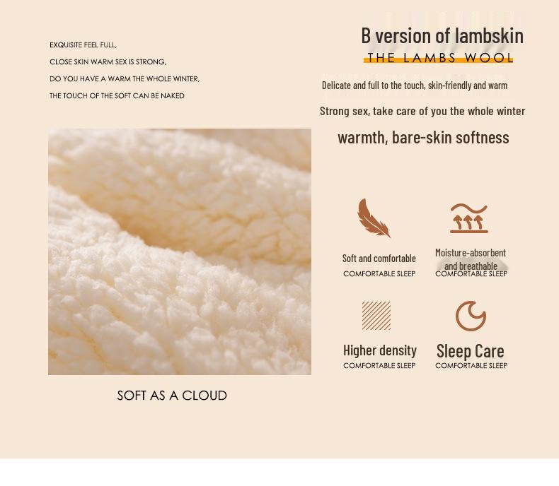 Winter Lambswool Flannel Quilt: Thick, Warm Cotton for Single Dormitory Bed