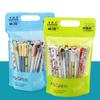 Lot de 10/20 stylos gel effaçables à encre noire et bleue, 0,35 mm, motif animal, papeterie scolaire