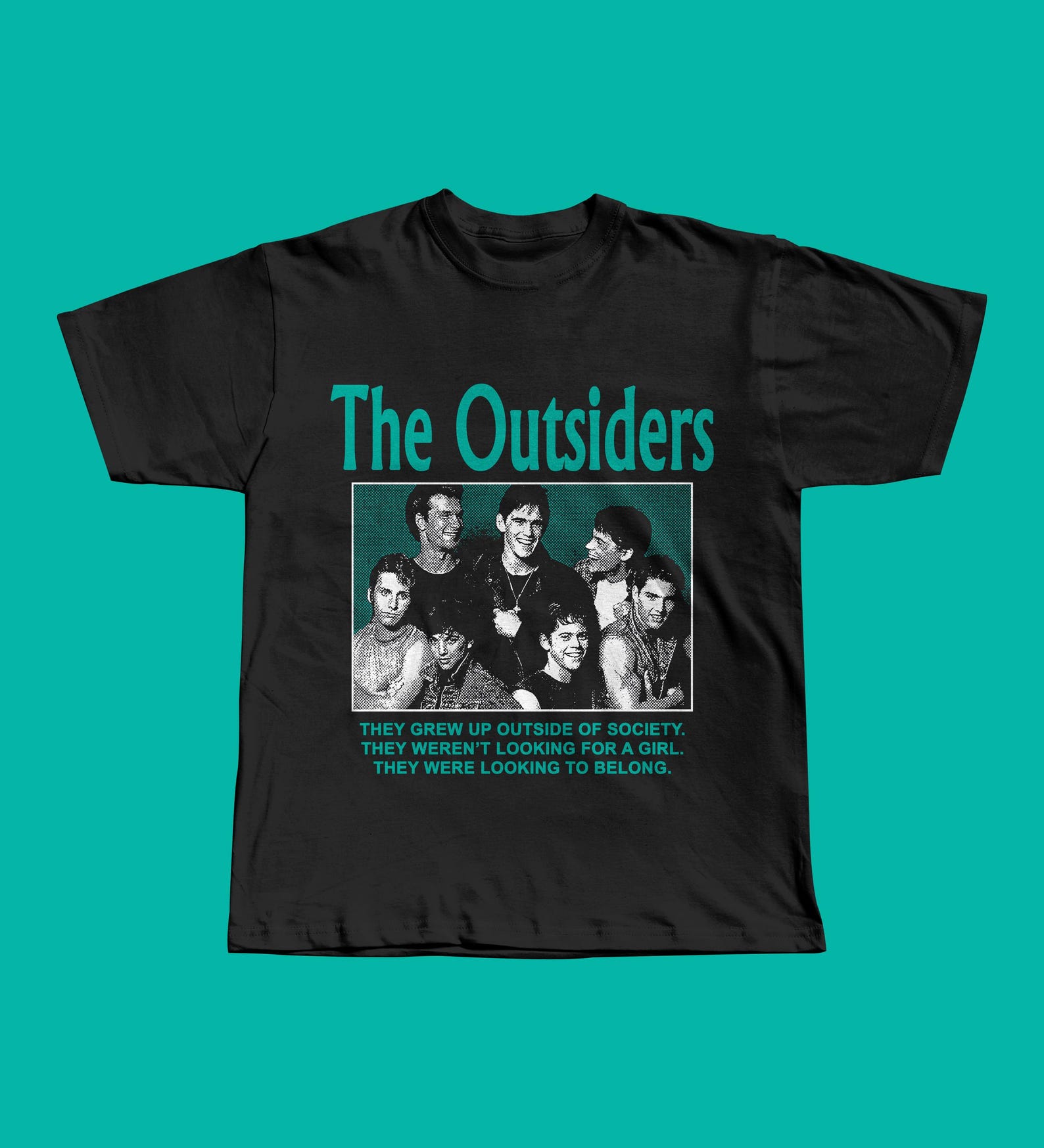 The Outsiders T-Shirt, Greasers 1983 Coppola Fan Gift L