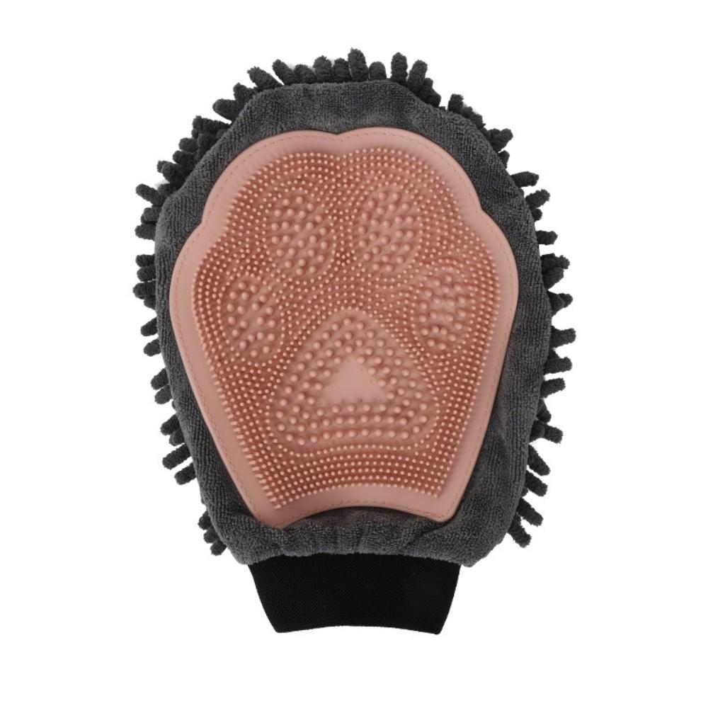Grooming Massage Cat Deshedding Comb Pet Comb Pet Bath Brush  for Dog Cat Pink 26cm