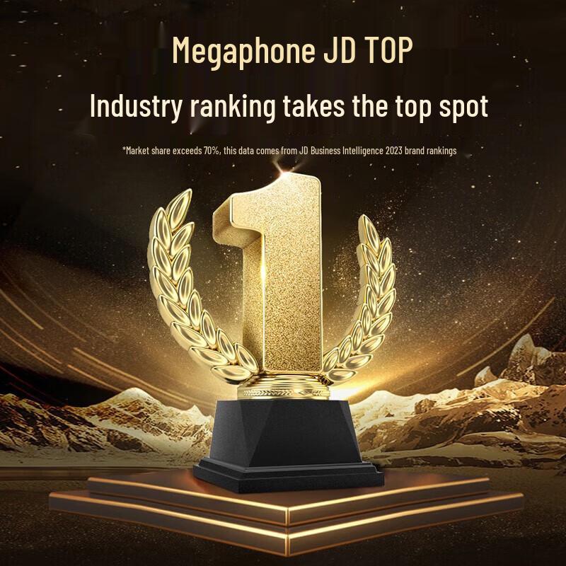 Lei Gong Wang CR-120 Multifunction Loudhailer with LED Light CN Plug (adapter Included)