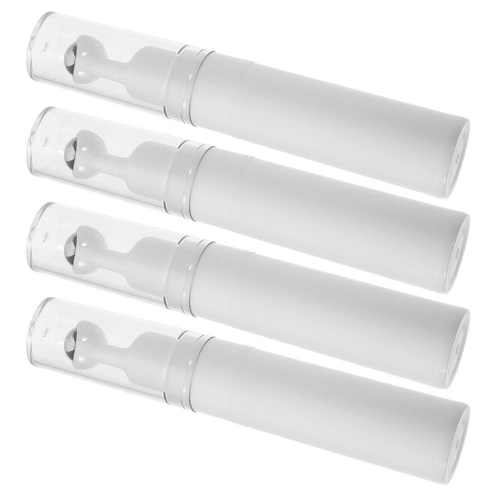 

4Pcs Empty Refillable Roller Ball Bottles for Eye Cream Essential Oils Travel Skincare Deep Nourishment Dark Circle Reduction 9.2X1.7X1.7CM