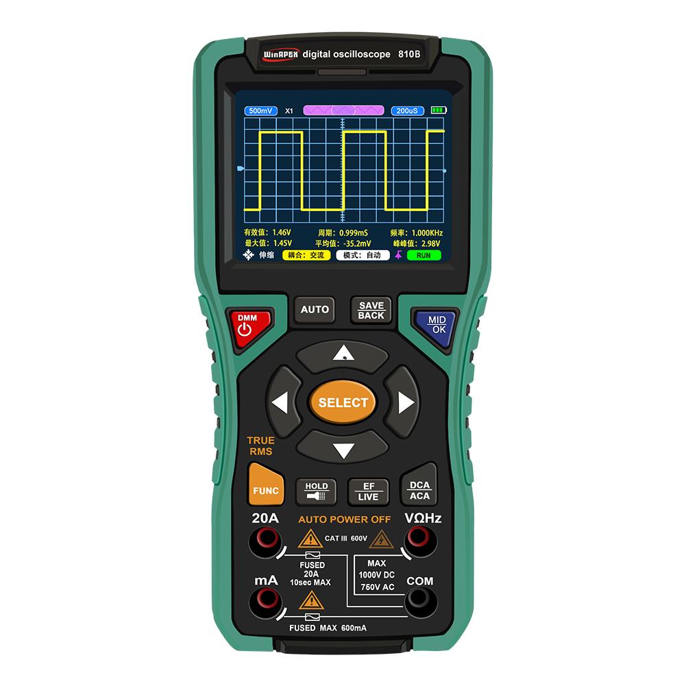 3.2inch Digital Portable Oscilloscope Multimeter Circuit Repair Tools 2500mAh Battery Multifunction Tester Handheld Oscilloscope