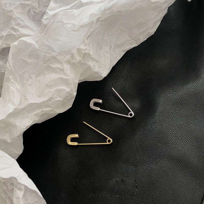 Cool Hip-hop Bungee Earrings Women's Cold Personality Small Design Vintage Minimalist Elegant Everyday Ear Jewelry