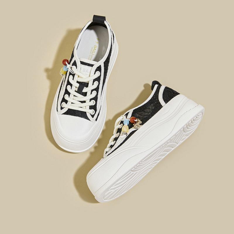 Summer mesh new women's shoes thick-soled light white shoes women's casual breathable versatile board shoes tide