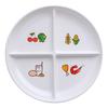 Commercial Divided Dining Plate Imitation Porcelain Melamine Tableware