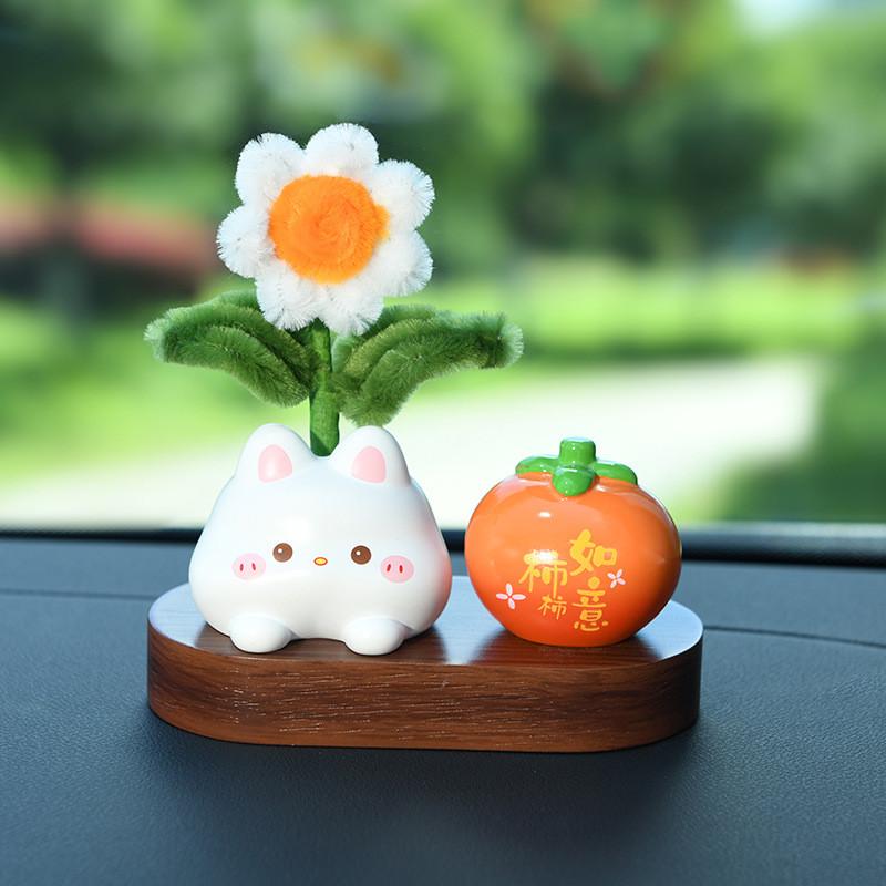 Decoração de Carro com Flor de Resina com Design Criativo para Meninas Casa Escritório Presente