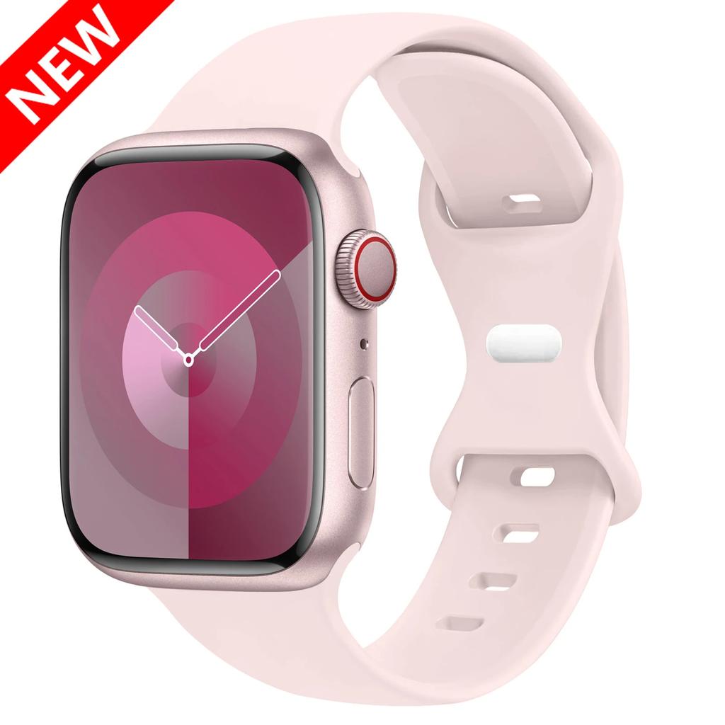 Silikonarmband für Apple Watch Band 45mm 44mm 41mm 40mm 42mm 46mm ultra 49mm Sportarmband correa series 11 7 8 9 10 4 3 5 6 se
