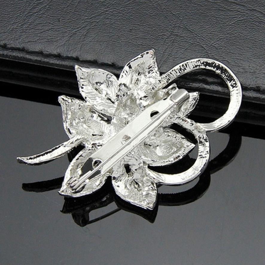 Broche à fleurs délicate et élégante pour femmes, bijoux de mariée