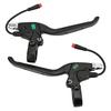 Pair of Aluminum Alloy Motorcycle Brake Levers with 2-Pin Waterproof Connectors for 10-Inch Electric Scooters