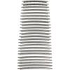 HOSCO HFS-J1-P24 Stainless Steel Fret Jumbo Crown, 24-pack, Tongue Cut