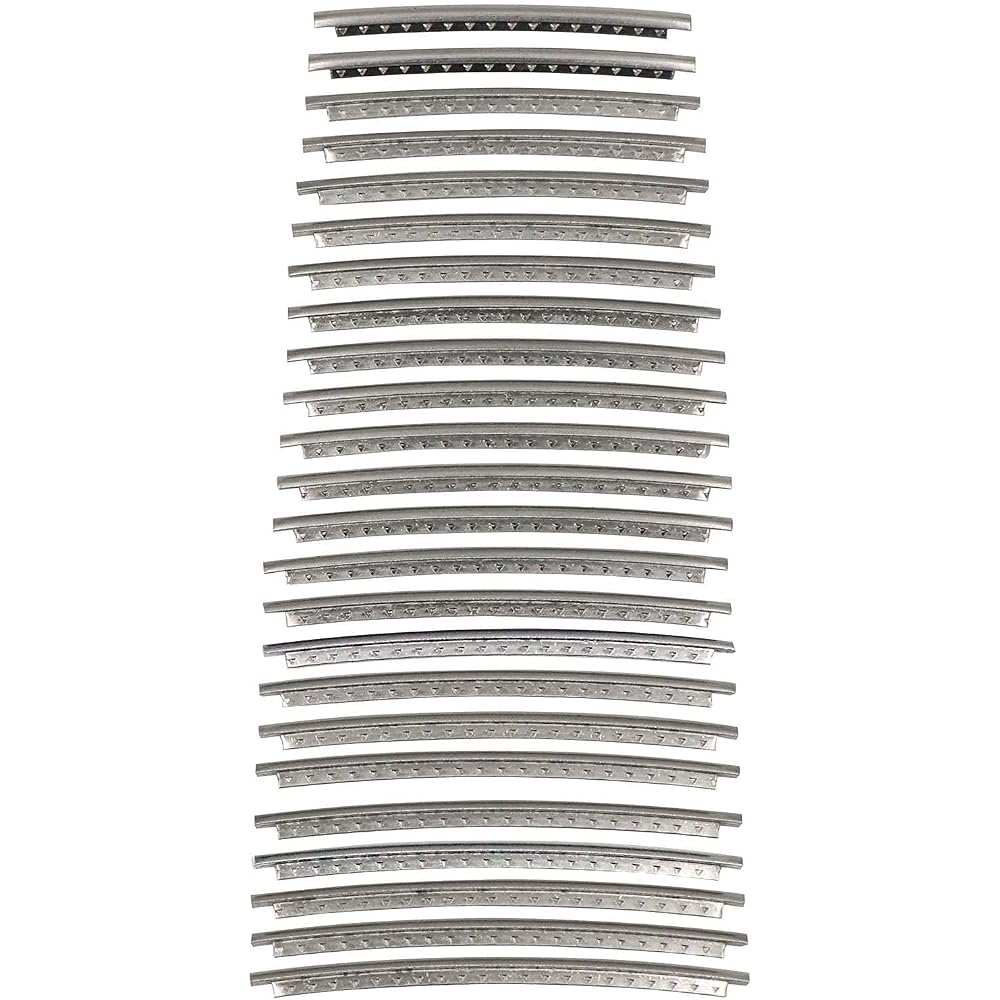HOSCO HFS-J1-P24 Stainless Steel Fret Jumbo Crown, 24-pack, Tongue Cut