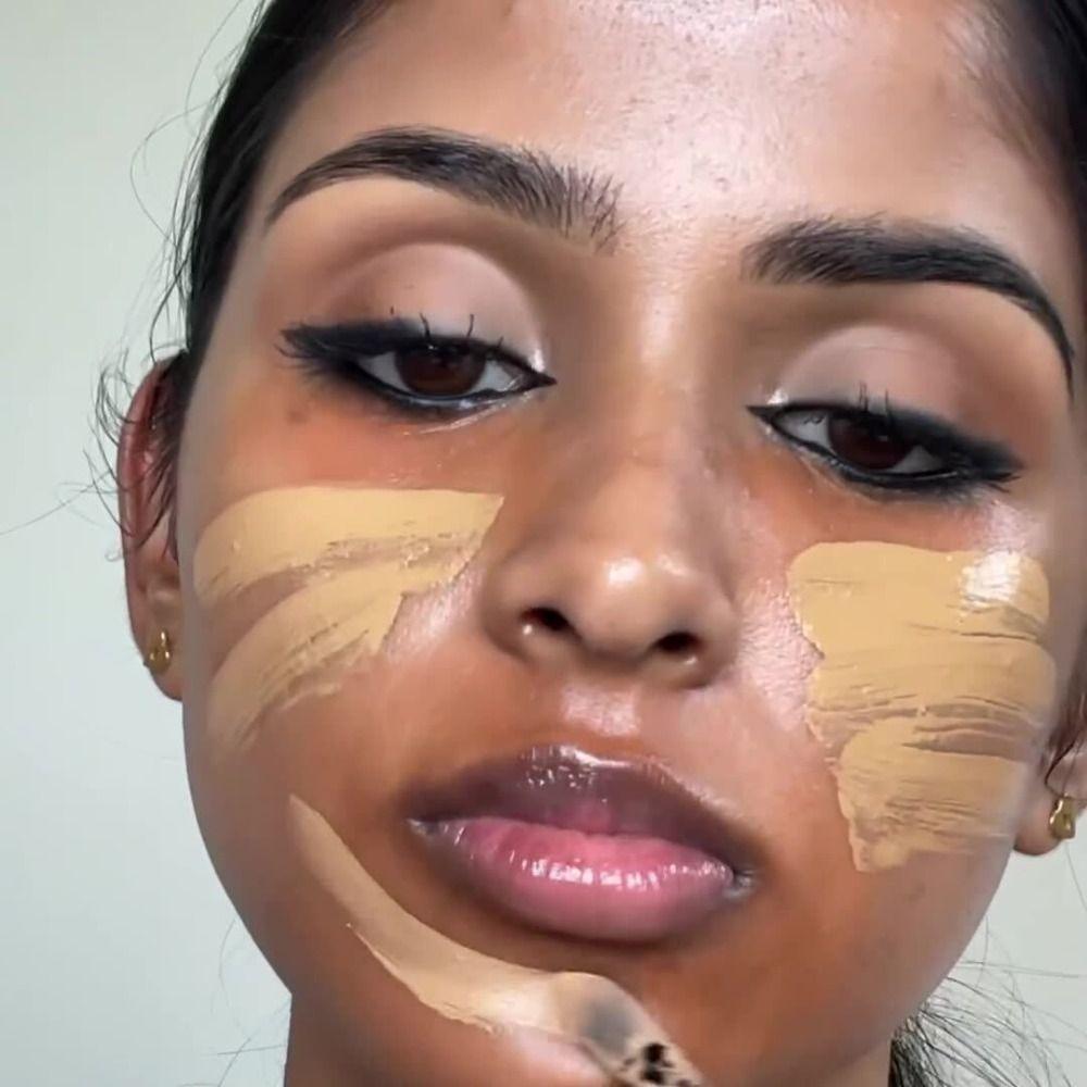 New Waterproof Liquid Foundation Matte Oil-Control Face Foundation Cream Sweat Proof Full Coverage Foundation Concealer Cream
