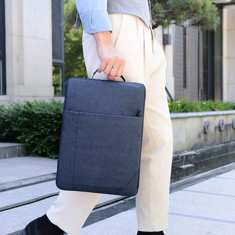 Oxford Cloth Laptop Sleeve Bag Wear-resistant Laptop Briefcase Durable Tablet Sleeve Bag  for Home